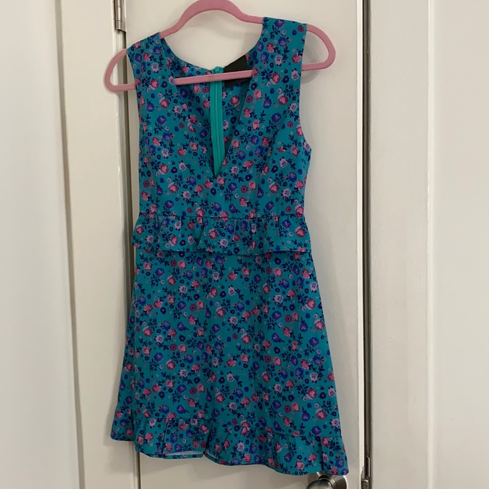 Floral mini dress NWOT
